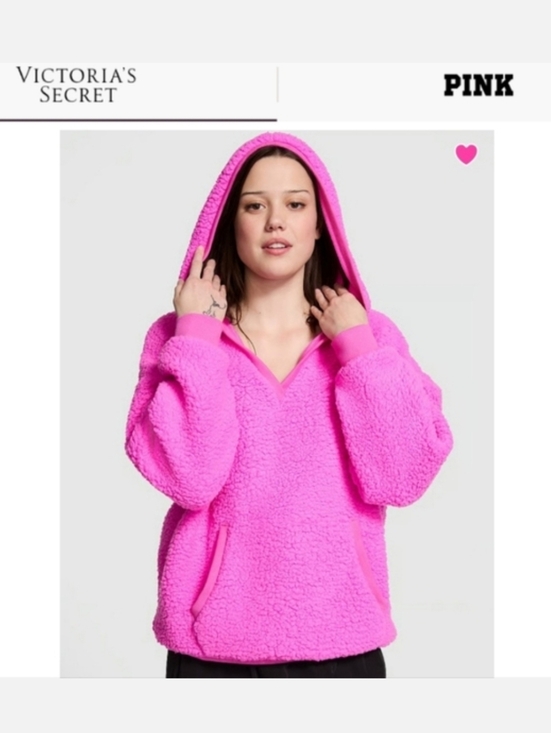 PINK Victoria's Secret Tops - Victoria's Secret Pink Pullover Hoodie L New